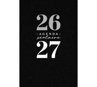 Agenda Scolaire 2026-2027: Planificateur Journalier 1 Jour par Page| Édition Noire | De Septembre à Juillet | Primaire, Collège et Lycée | Pour Fille et Garçon