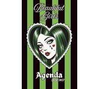 Agenda Scolaire 2026-2027 pour élèves de Lycée - 1 Jour par Page- The Strange Heartz Club: Design gothique vert et noir pour le lycée - Version Vespera “Stay Weird and Unique”