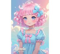 Agenda scolaire 2026-2027: pour fille - Organisateur et Planificateur Journalier- 1 Jour Par Page - Septembre à Juillet | Style Manga Kawaii
