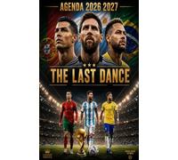 Agenda scolaire 2026 2027 pour garçon, fille, collège, lycée, étudiant. 1 page par jour. Couverture Coupe du monde joueur de football