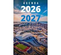 Agenda scolaire 2026 2027 pour garçon, fille, collège, lycée, étudiant. 1 page par jour. Couverture Marseille