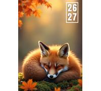 Agenda Scolaire 2026-2027 Renard: Journalier 1 Jour Par Page | Organisateur, Planificateur, Cahier de Devoirs et Emploi du Temps | Renard, Forêt, ... 12 × 17 cm | Septembre 2026 - Août 2027