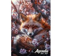 Agenda Scolaire 2026-2027: Renard | journalier - Un jour par page | 12 x 17 cm | Garçon et fille