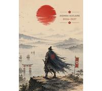 Agenda Scolaire 2026-2027 Samouraï Japonais : 1 Jour par Page | Format A5 | Collège, Lycée & Étudiant: Cahier de texte complet avec emploi du temps, ... mot du jour anglais et coloriages