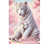 Agenda scolaire bébé animaux: 1 jour par page | 12x17 cm | Primaire, Collège fille, Ado | en français | cp, ce1, ce2, cm1 cm2 | 7 ans 8 ans 9 ans 10 ... Rentrée Scolaire, bébé tigre kawaii - Sakura
