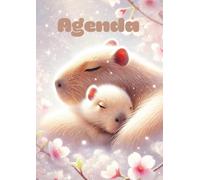 Agenda scolaire bébé animaux: 1 jour par page | 12x17 cm | Primaire, Collège fille, Ado | en français | cp, ce1, ce2, cm1 cm2 | 7 ans 8 ans 9 ans 10 ... Rentrée Scolaire, Capybara kawaii Cute Pastel
