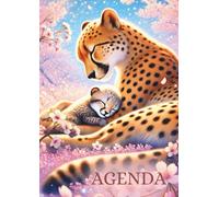 Agenda scolaire bébé guépard: 1 jour par page | 12x17 cm | Primaire, Collège fille, Ado | en français | cp, ce1, ce2, cm1 cm2 | 7 ans 8 ans 9 ans 10 ... Rentrée Scolaire, Animaux kawaii Cute Pastel