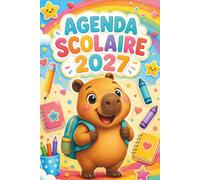 Agenda Scolaire Capybara: | Journalier, une Page par Jour | De Septembre à Juillet | 12 x 17 cm, Format Standard | Pour Ecole ... fille, Adolescent | Animal, Animaux, Rongeur
