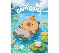 Agenda Scolaire: Capybara Kawaii, Animaux Mignons pour Fille & Garçon, Ecole Primaire, Collège | Journalier, 1 jour par page | 12 x 17 cm | Format Standard