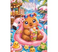 Agenda Scolaire: Capybara Kawaii | Une page par jour, Journalier | De Septembre à Juillet | Pour Ecole Primaire, Collège, Lycée | Format 12x17 cm | Pour les Fans d'Animaux Mignons Kawaii, Manga Animé