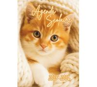 Agenda Scolaire: Chat, Chaton | 1 Page Par Jour | Étudiant, Lycée, Collège, Primaire, CP, CE1, CE2, CM1, CM2 Pour la Rentrée Scolaire | Pour Enfant, Fille, Garçon, Ado