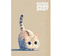 Agenda Scolaire Chat Kawaii: Journalier, une page par jour, en français, univers kawaii mignon et coloré pour enfants et adolescents