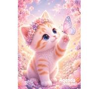 Agenda Scolaire: Chat Mignon, Chaton, Animaux Mignons | Journalier, une Page par Jour | Format Standard, 12 x 17 cm | De Septembre à Juillet | Pour ... | 280 pages | Pour Fille, Enfant, Ado