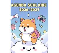 Agenda Scolaire Chien Mignon: Organisation journalière amusante pour enfants amoureux des animaux