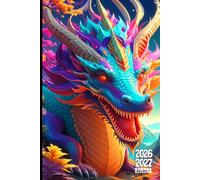 Agenda Scolaire dragon 2026 2027: Soyez le maître incontesté de votre temps, atteignez vos objectifs académiques avec aisance grâce à notre Planificateur Journalier au format A5 simple et pratique