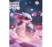 Agenda Scolaire Dragon: Journalier, une page par jour, en français, univers fantastique et légendaire pour enfants et adolescents