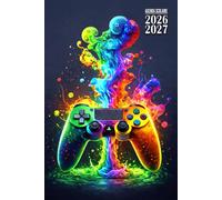 Agenda Scolaire du Gamer 2026-2027: Révise aujourd'hui, domine demain. Gagne en productivité, optimise ton temps et passe au niveau supérieur avec ce ... (1 page par jour) | CE, CM, Collège, Lycée