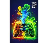 Agenda Scolaire du Gamer 2026-2027: Révise aujourd'hui, domine demain. Gagne en productivité, optimise ton temps et passe au niveau supérieur avec ce ... (1 page pour 2 jours) | CE, CM, Collège, ...