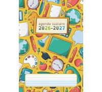 Agenda Scolaire DYS 2026-2027: Format A5 | Dyspraxie, Dysgraphie, Dyslexie | Méthode 4 Lignes Colorées (Terre Herbe Ciel Feu) | 1 Jour par Page Sans Surcharge Visuelle | Enfant Primaire Collège
