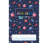 Agenda Scolaire DYS 2026-2027: Format A5 | Dyspraxie, Dysgraphie, Dyslexie | Méthode 4 Lignes Colorées (Terre Herbe Ciel Feu) | 1 Jour par Page Sans Surcharge Visuelle | Enfant Primaire Collège