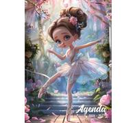 Agenda Scolaire Fille 2026-2027 Danseuse: Organisateur et Planificateur Journalier | 12 x 17 cm | 1 Jour Par Page | Girly