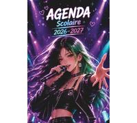 Agenda Scolaire Fille Ado 2026-2027: Style manga esthétique • Une semaine parfaitement organisée • Espace pour les devoirs, les notes et les objectifs