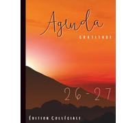 Agenda Scolaire Français 2026-2027: Pour le Collégial et Universitaire ou pour la Vie Personnelle et Professionnelle - Coucher de Soleil: Semainier ... 8.5" x 11" - 137 Pages avec Thématique Nature