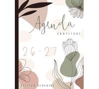 Agenda Scolaire Français 2026-2027: Pour les Enseignant.e.s et Élèves du Primaire et du Secondaire - Floral: Semainier Gratitude 8.5" x 11" - 137 Pages avec Thématique Nature