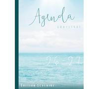 Agenda Scolaire Français 2026-2027: Pour les Enseignant.e.s et Élèves du Primaire et du Secondaire - Océan: Semainier Gratitude 8.5" x 11" - 137 Pages avec Thématique Nature