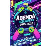 Agenda Scolaire Gamer 2025-2026 : Journal Quotidien et Planificateur Hebdomadaire|Planner Étudiant pour Fans de Jeux Vidéo n1