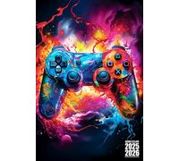 Agenda Scolaire Gamer: Manette de Jeux Vidéo pour Garçon Petit Format A5 Pratique avec Beaucoup d'espace pour noter de Septembre à Juillet Etudiant Primaire, Collège, Lycée, CP, CE1, CM1 et CM2
