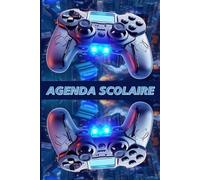 Agenda Scolaire: Gamer pour Garçon | Planificateur Hebdomadaire Une semaine sur 2 pages | Étudiants - Collège - Lycée - CM1-CM2