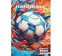 Agenda Scolaire Handball: Journalier, une Page par Jour | de Septembre à Juillet | 12x17 cm, Format Standard | Ecole Elémentaire, Primaire, Collège, ... | Enfant, Fille, Garçon, Ado | Sport, Ballon