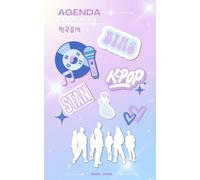 Agenda Scolaire K-POP 한국음악 2025 2026: avec Citations des plus grandes KPop Idols ⋆˙Journalier, Une page par jour｜Spécial Fan Fille Ado Étudiante｜Bleu ... Poche Pratique｜Notes, To Do, Emploi du temps