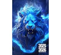 Agenda Scolaire Lion 2025 2026: Gérez votre temps avec efficacité et atteignez vos objectifs académiques en toute simplicité grâce à notre ... Jour Par Page pour une année scolaire réussie