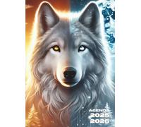 Agenda Scolaire Loup: Journalier, un Jour par Page | Septembre à Juillet | 12x17 cm, Format Standard | Ecole Primaire CP CE1 CE2 CM1 CM2, Collège 6ème ... Fille, Enfant, Adolescent | Loup Blanc hiver