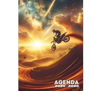 Agenda Scolaire Moto, Motocross: Un Jour par Page, Journalier | 12x17 cm, Format Standard | De Septembre à Juillet | Collège, 6eme, 5eme, 4eme, 3eme, ... | Moto-Cross, Sport, Moto, Rallye, Raid Moto