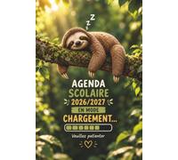 Agenda Scolaire Paresseux 2026-2027 - En mode chargement...: Planificateur scolaire 2 jours par page pour ados - Devoirs, emploi du temps, notes et organisation - Primaire, collège et lycée