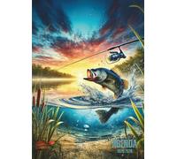 Agenda Scolaire Pêche: Journalier, une Page par Jour, De Septembre à Juillet | 12 x 17 cm | Pour Ecole Primaire Collège, Lycée, Université, Etudiant | ... Pêche à la ligne, Poisson, Pêcheur