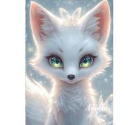 Agenda Scolaire Renard, Fox: Journalier, un jour Par Page | 12x17 cm Format Standard Léger | Ecole, Primaire, Collège, pour Enfant, Fille | Animaux Mignons, Animaux de la foret