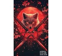 Agenda Scolaire: : Renard Kitsune Ninja Japonais │ Planner journalier 1 page par jour │ Spécial Rentrée pour Élèves Elémentaire, Collège, Lycée, Université, Étudiant │ Pour Filles et garçons, Ado
