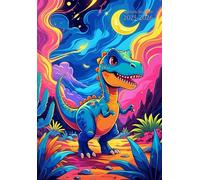 Agenda Scolaire Semainier A5 Horizontal: Dinosaure - Fille & Garcon - 1 semaine sur 2 pages - Petit Format En Francais - Sans Spirale - Couverture ... Elementaire, école Primaire, College, Lycee.