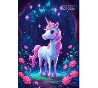 Agenda Scolaire Semainier A5 Horizontal: Licorne - Fille & Garcon - 1 semaine sur 2 pages - Petit Format En Francais - Sans Spirale - Couverture ... Elementaire, école Primaire, College, Lycee.