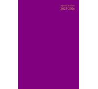 Agenda Scolaire Semainier A5 Horizontal: Violet - Petit Format En Francais - Sans Spirale - Simple Couverture Souple - Pour Les étudiant, Infirmiere, ... Primaire, College, Lycee, et Université.