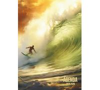 Agenda scolaire surf: Journalier, un Jour Par Page | 12x17 cm, Format Standard | Septembre à Juillet | Ecole Primaire, Collège, Lycée, Etudiant | 280 ... surf, sport aquatique, nautique, mer, océan