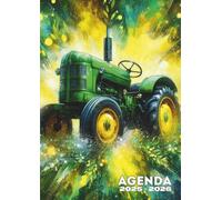 Agenda Scolaire Tracteur: Journalier, un Jour par Page | 12x17 cm, Format Standard | De Septembre à Juillet | Ecole Primaire CP CE1 CE2 CM1 CM2, ... Souple | Pour Garçon, enfant, adolescent