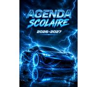 Agenda Scolaire Voiture 2026 2027: Prenez le contrôle total de votre temps et réussissez vos études grâce à notre Planificateur Quotidien 1 Jour Par Page, format A5 (primaire, collège et lycée)