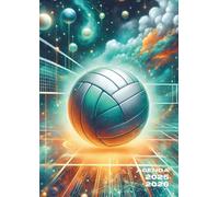 Agenda Scolaire Volley: Journalier, un Jour Par Page | 12x17 cm, Format Standard | De Septembre à Juillet | Ecole Primaire, Collège, Lycée, Etudiant | ... Fille, Garçon, Adolescent | Volleyball, Sport
