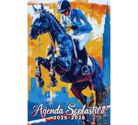 Agenda Scolastica 2025 2026: Pianificazione Settimanale Per Studenti Delle Scuole Elementari E Medie | Settimana Su Due Pagine | Da Agosto 2025 a Luglio 2026 | 12 Mesi | A5 | Equitazione.