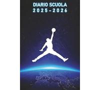 Agenda Scolastica 2025-2026 Sports: Diario Scuola moderna per ragazzi e ragazze con layout verticale, spazio per riflessioni, appuntamenti, obiettivi mensili e date speciali
